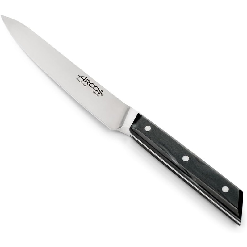Arcos Eclipse Series – 5″ Vegetable Knife, Black Acrylic Handle