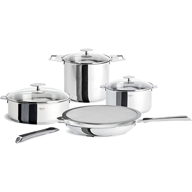 Cristel Casteline  – 12 Pc. Stainless Steel Cookware Set