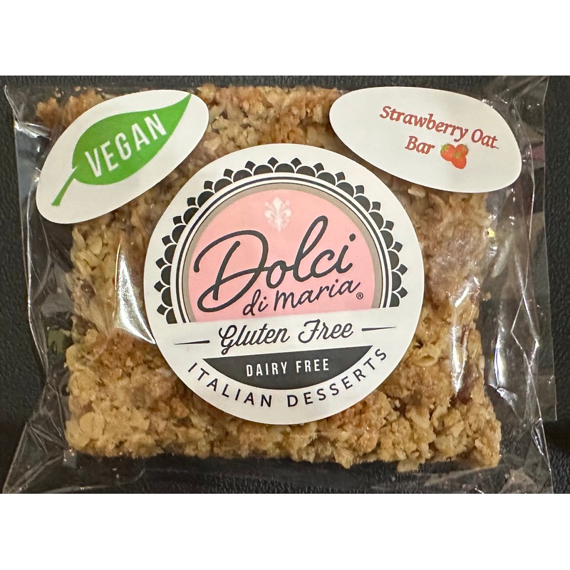 Dolci di Maria Strawberry Oat Bar