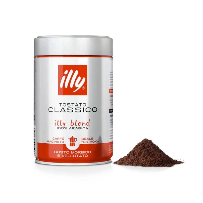 Illy Classico Medium Moka Pot Coffee Grounds