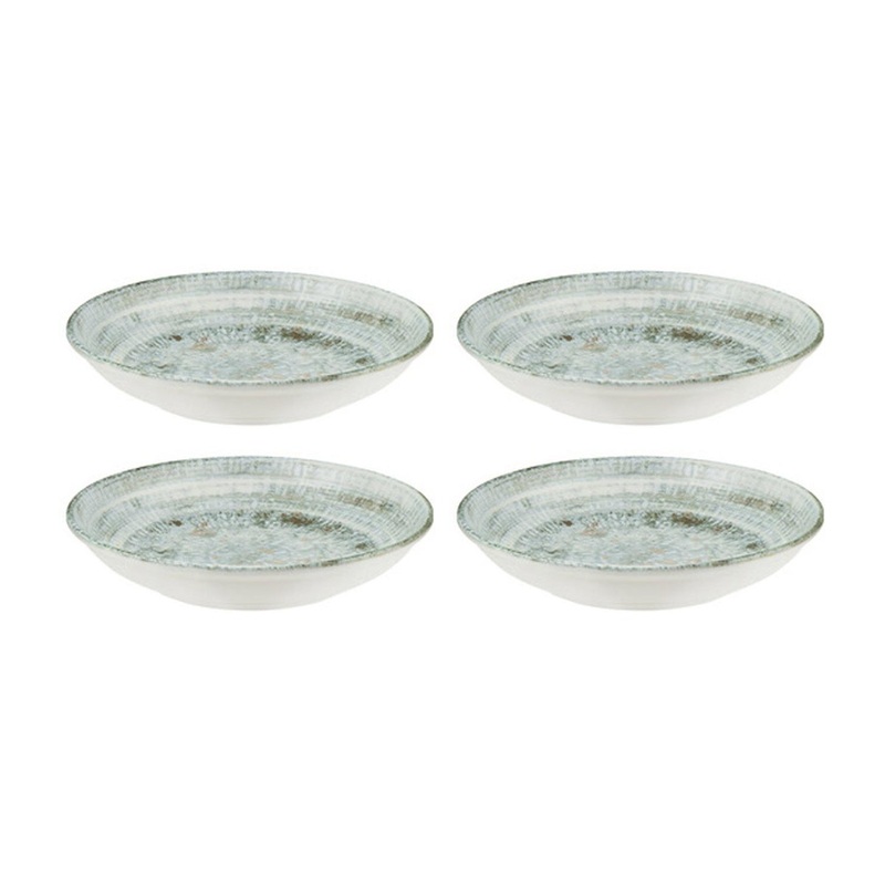 Odette dia.3.5″ h:1″ 2 oz. Round Decorated Porcelain Bowl (Set of 4)