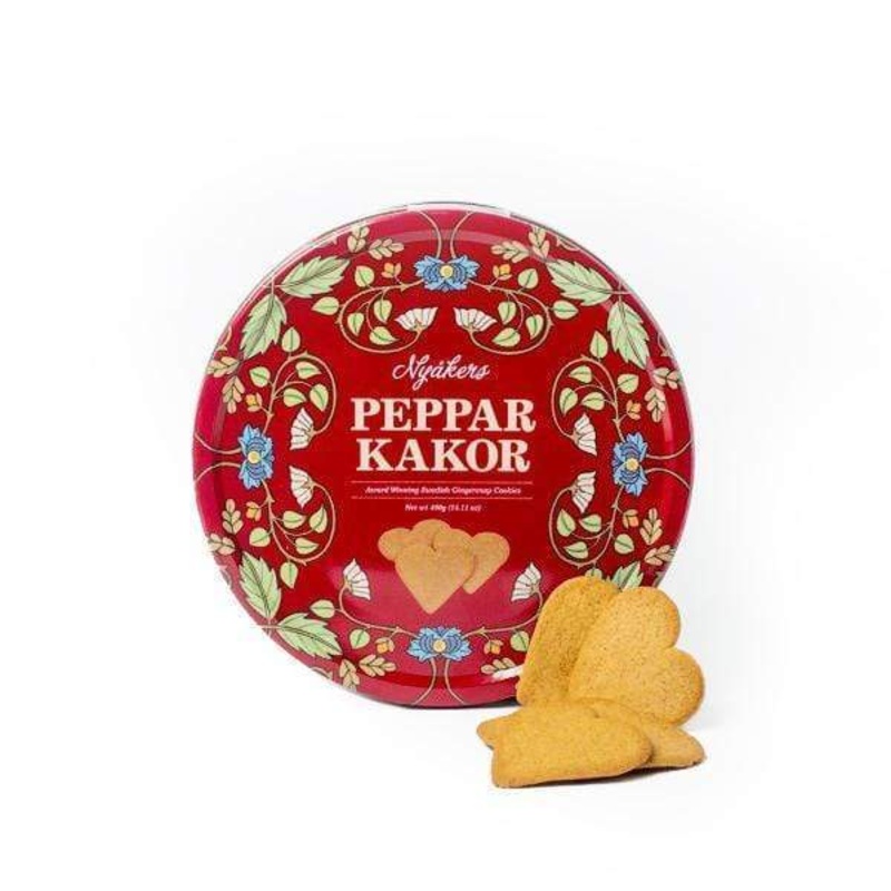Swedish Ginger Snap Cookie Tin 14 oz