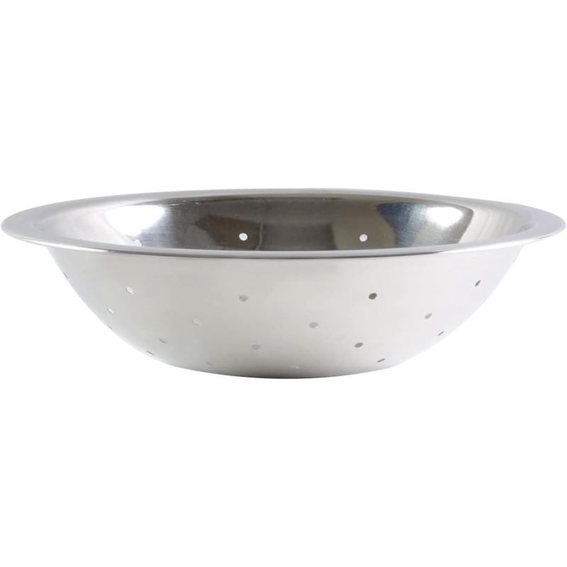 1 Heavy Duty Perforated Mixing Bowl, Stainless Steel