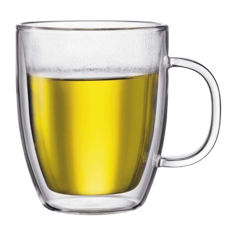 Bodum Jumbo Double-Wall Bistro Mug 15 oz (Set of 2)