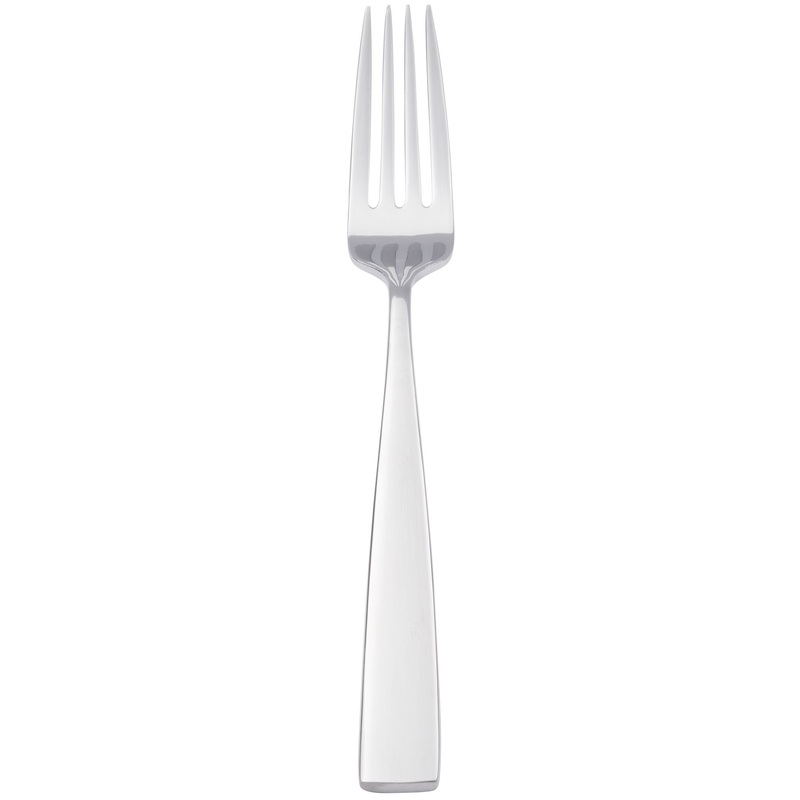 Bon Chef S3005 Manhattan 8″ 18/10 Stainless Steel Extra Heavy Dinner Fork – 12/Pack