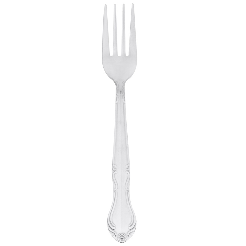 Claridge Flatware 7 1/8″ Stainless Steel Dinner Fork – 12/Pack