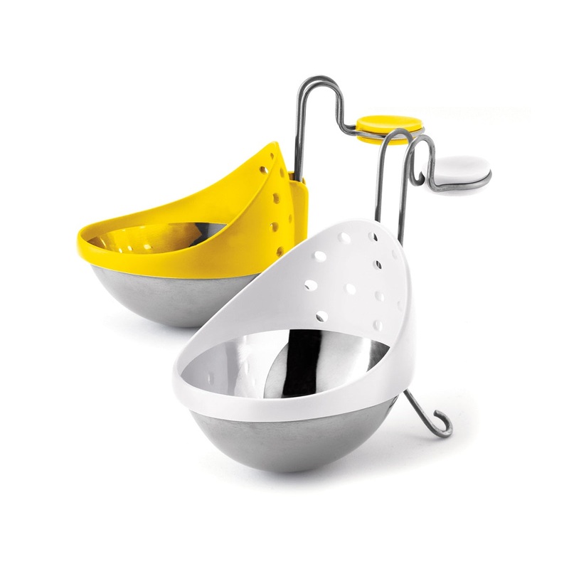 Cuisipro Stainless Steel Egg Poacher Set Of 2 Poachers