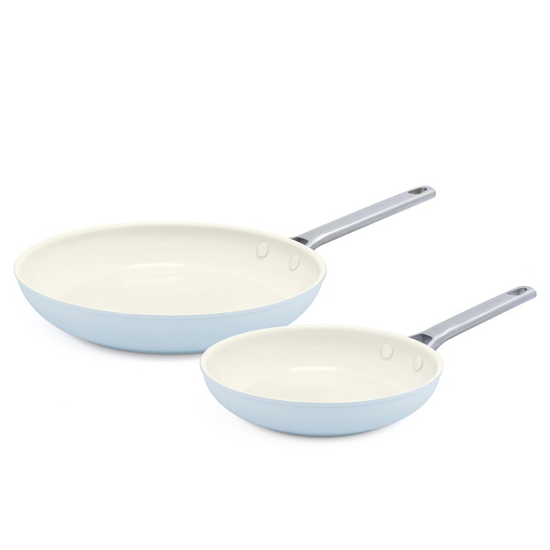 GreenPan 8″ & 10″ Nonstick Open Frypan Set, Minerals Coating