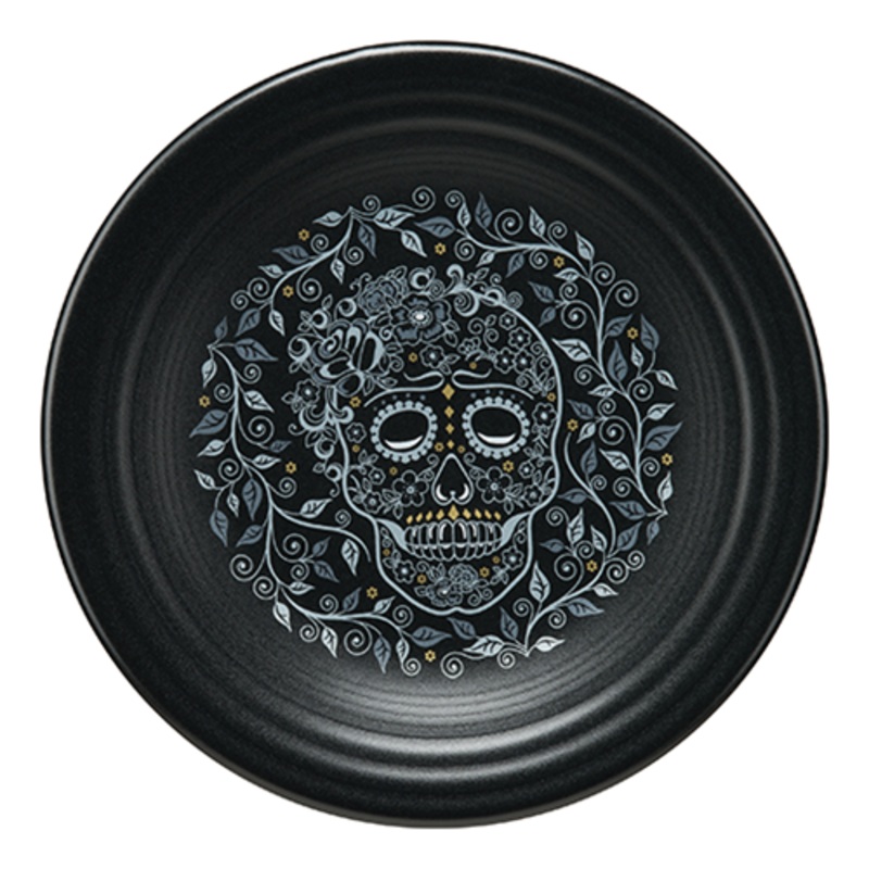 SKULL AND VINE Classic Rim 9 Inch Luncheon Plate