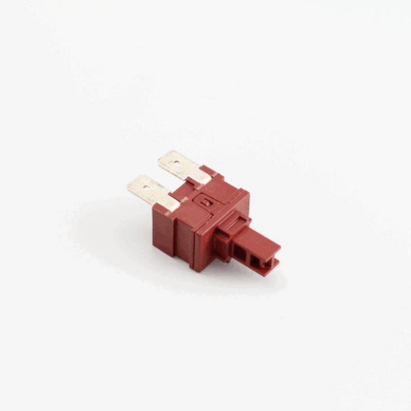 Switch button latch type with light unipolar