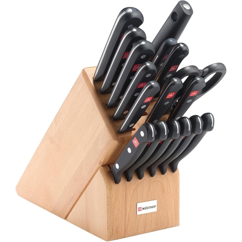 Wusthof Gourmet – 18 Pc. Promo Knife Block Set