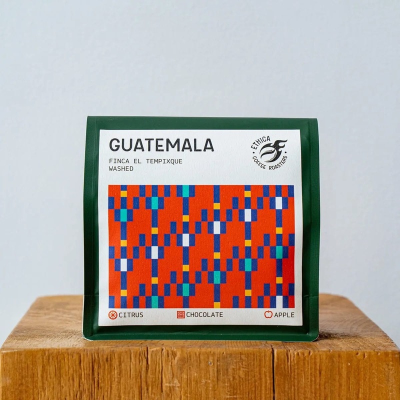 Ethica Coffee Roasters Guatemala Finca El Tempixque Washed Whole Coffee Beans (250g)
