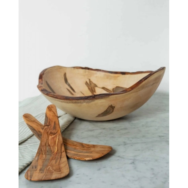 Peterman’s 18″ Ambrosia Maple Oval Bowl