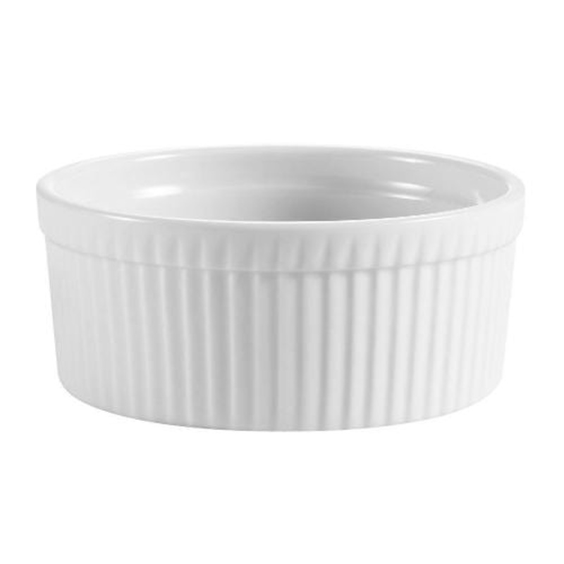 Round Fluted Souffle Dish – 32oz.