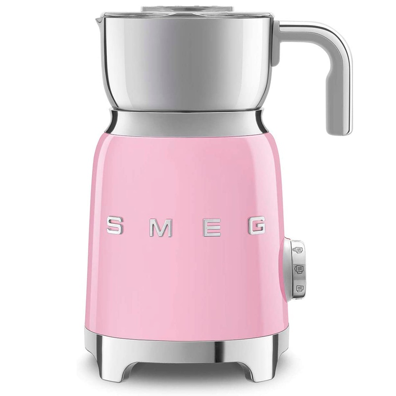 Smeg 50’s Retro Style Aesthetic MFF11 Pink Milk Frother