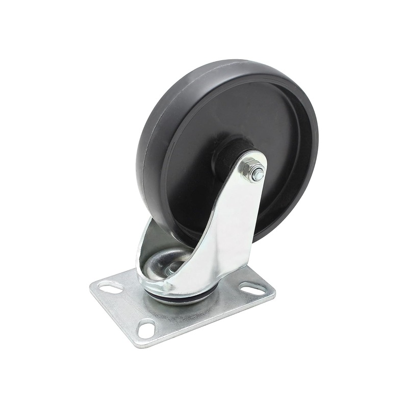 5 Rubber Swivel Caster Replacement for Sheet Pan Truck – Swivel Caster Wheel Sheet Pan Truck Rubber Base Heavy Duty Home Commercial Kitchen Bakery