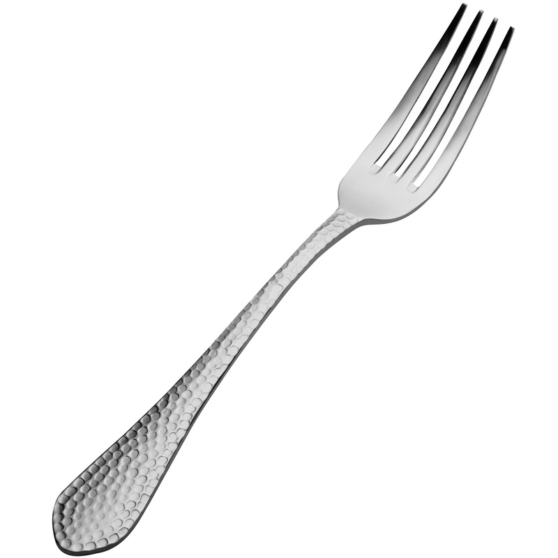 Bon Chef SBS1206 Reflections 8 5/8″ 18/0 Extra Heavy Weight Bonsteel Dinner Fork – 12/Pack