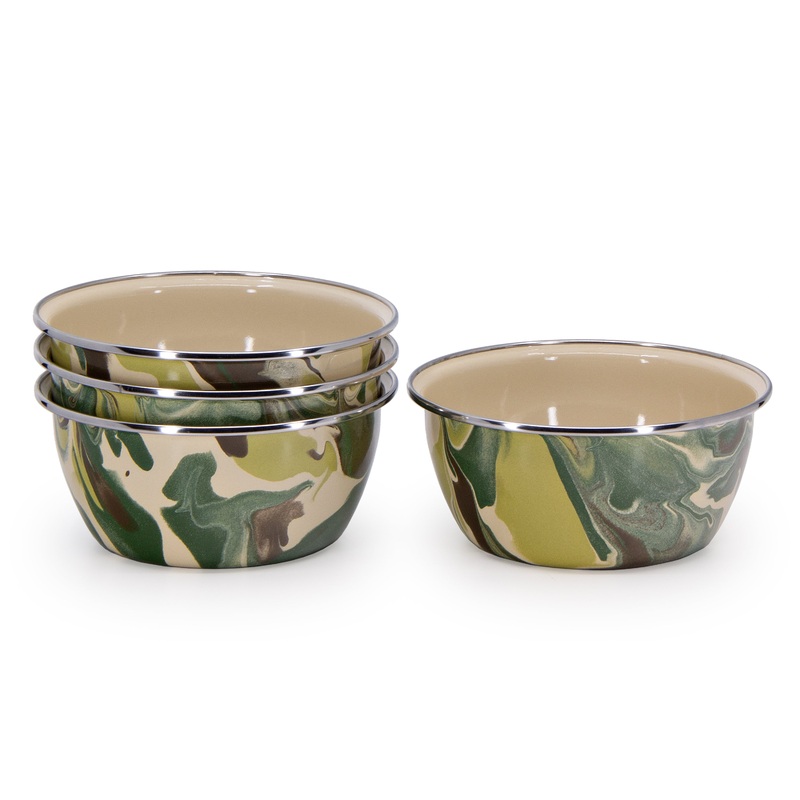 Camouflage Salad Bowls – Set of 4