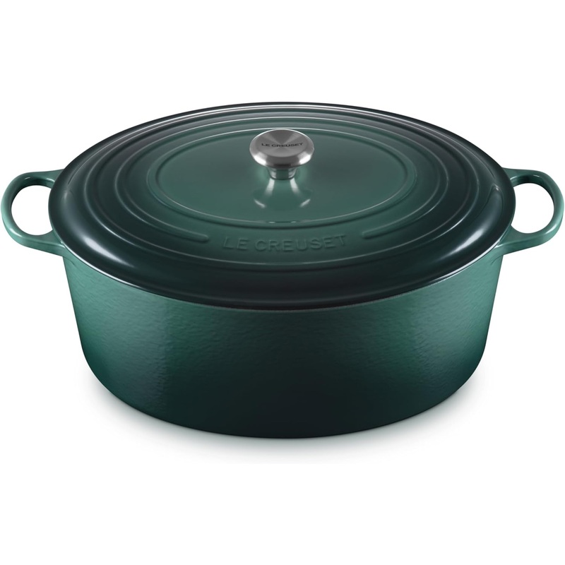 Le Creuset 15 1/2 Qt. Signature Oval Dutch Oven w/Stainless Steel Knob – Artichaut