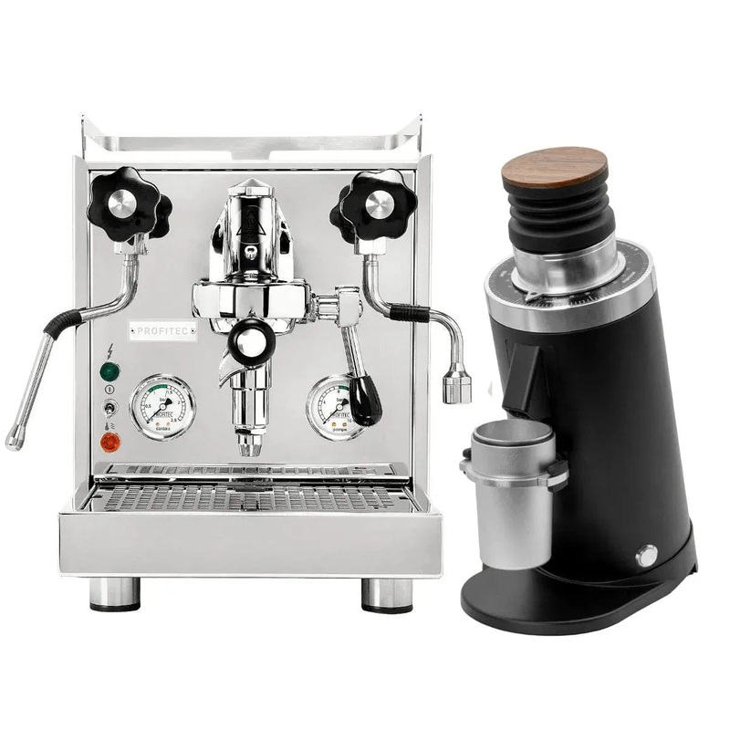 Profitec Pro 500 Espresso Machine & DF64 Gen 2 Grinder (Black) Bundle