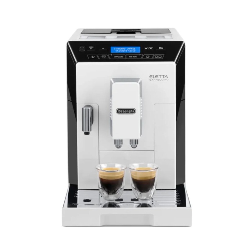 Refurbished – DeLonghi Eletta Plus ECAM44660W Superautomatic Espresso Machine – White
