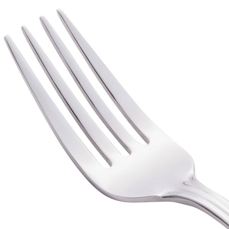 World Tableware 967 030 Diana 7 1/4″ 18/0 Stainless Steel Heavy Weight Dessert Fork – 12/Pack