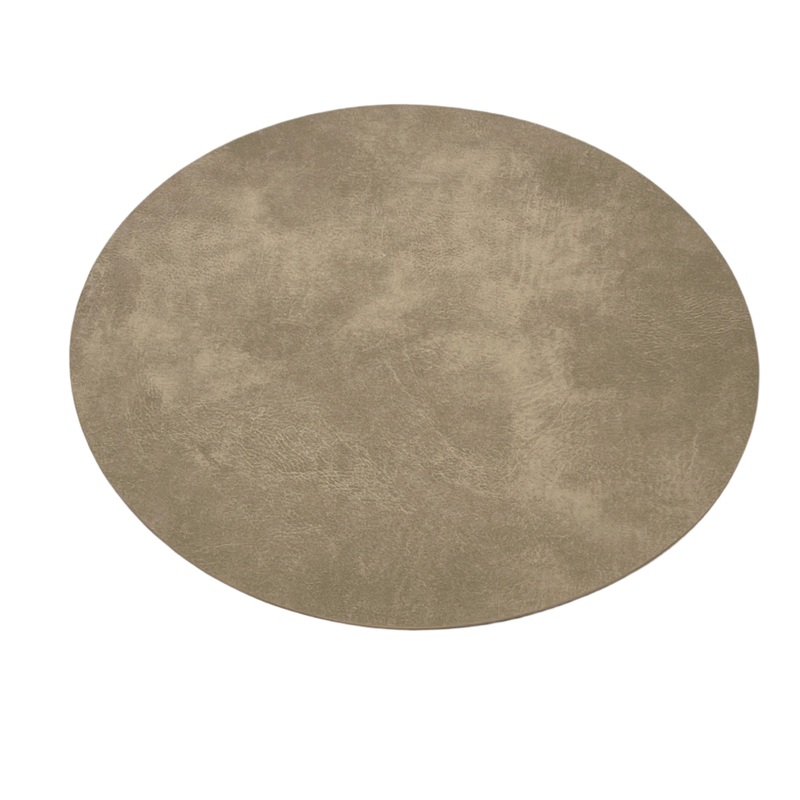 Beige Tanner Placemats 15″ Round, Set/4