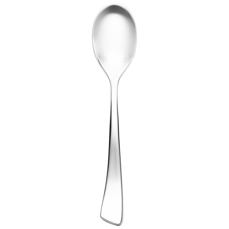 Chef & Sommelier T5211 Ezzo 4 1/2″ 18/10 Stainless Steel Extra Heavy Weight Demitasse Spoon by Arc Cardinal – 12/Pack
