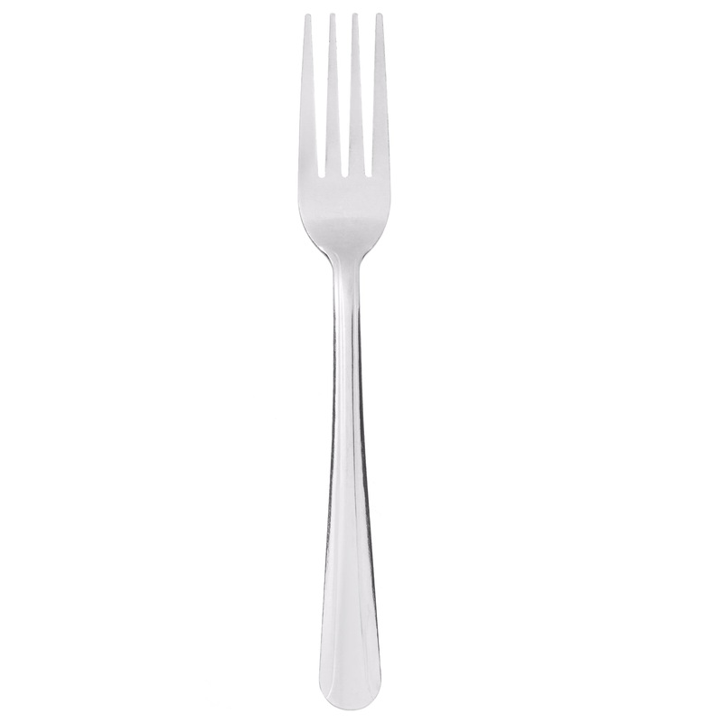 Choice Dominion 7″ 18/0 Stainless Steel Dinner Fork – 12/Pack