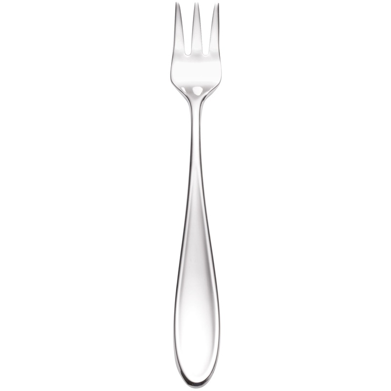 Reed & Barton RB119-029 Holliston 5 1/2″ 18/10 Stainless Steel Extra Heavy Weight Cocktail Fork – 12/Pack