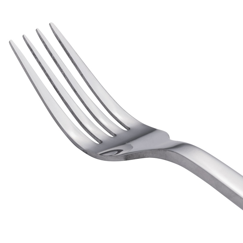 World Tableware 963 027 Elexa 8 3/8″ 18/0 Stainless Steel Heavy Weight Dinner Fork – 12/Pack