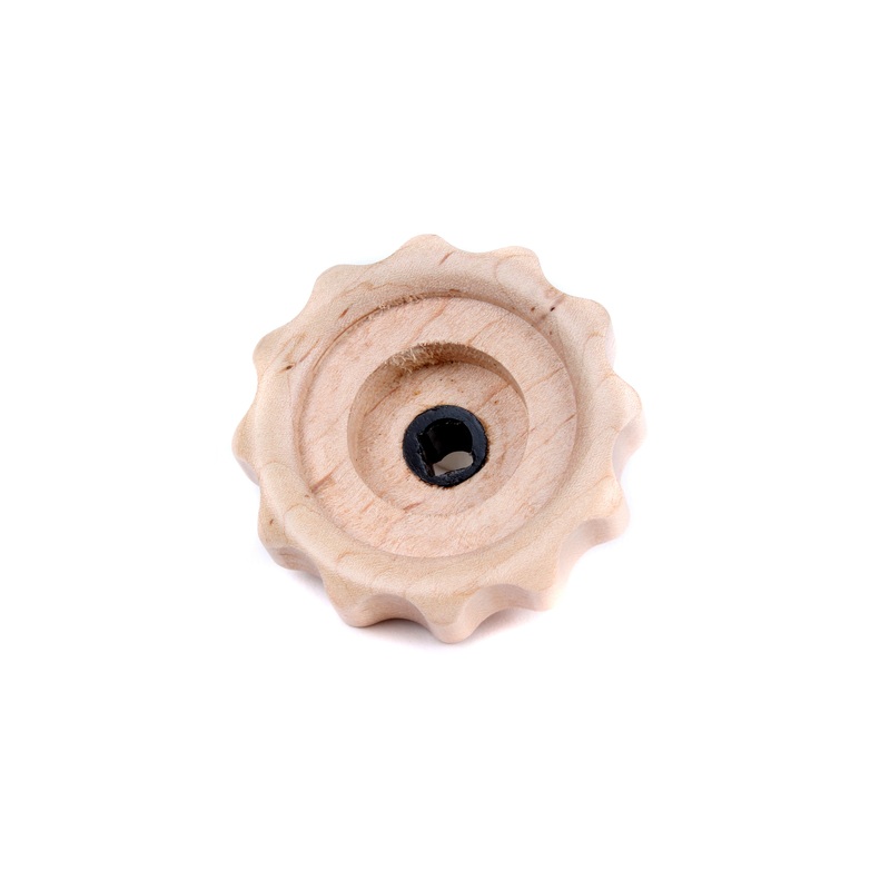 Custom Wood Steam/Water Knob – Rocket Espresso – Tiger Maple | Arnold Wood Working REKNOBTMP