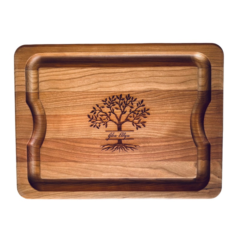 JK Adams Glen Ellyn Cherry BBQ Carving Board