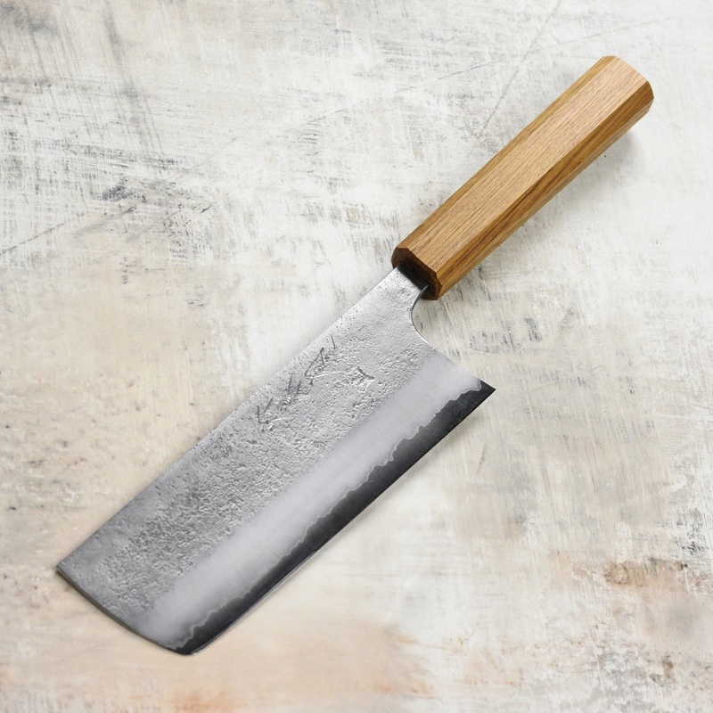 Matsubara Aogami #2 Nashiji Stainless Clad 6.5″ Nakiri