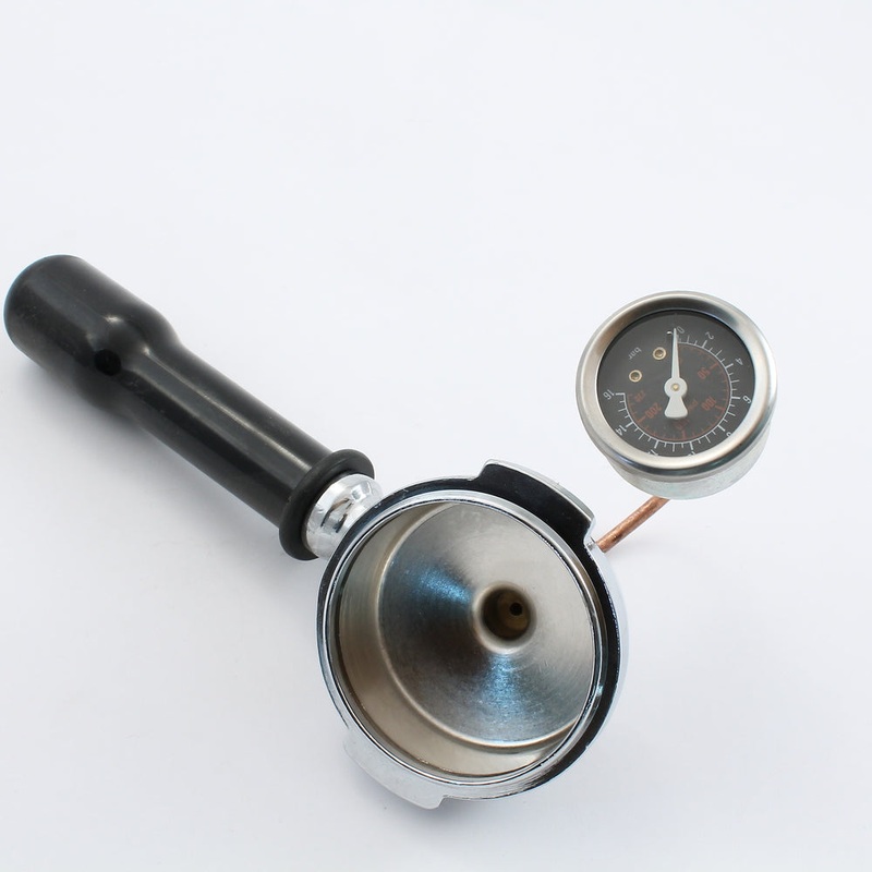 58 mm Portafilter with Pressure Gauge