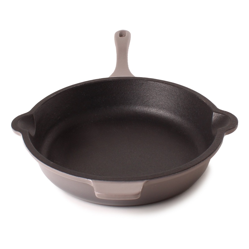 BergHOFF Neo Cast Iron Fry Pan 10″, Oyster