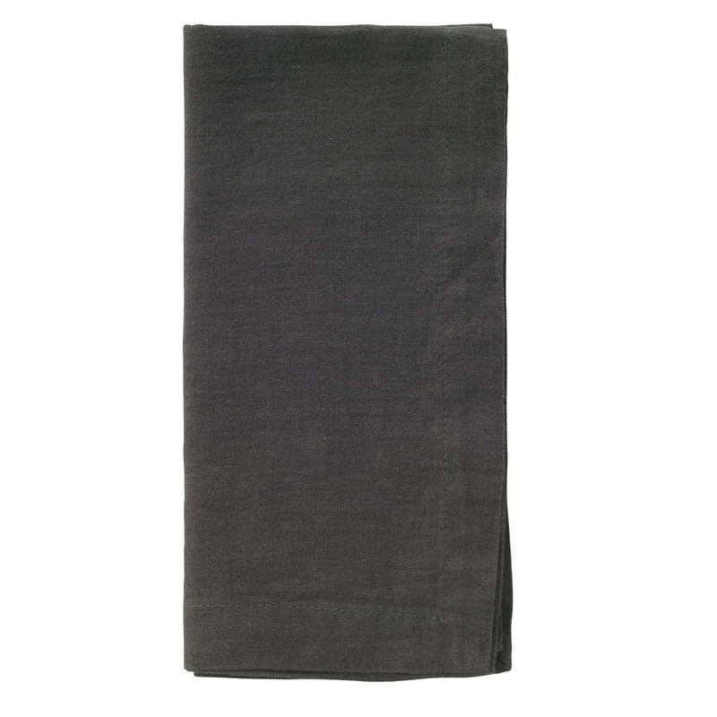 Amalfi Napkins, Set/4 – Charcoal