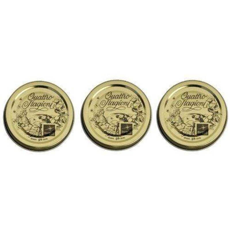 Bormioli Rocco Quattro Stagioni Small Lids 3 Pack