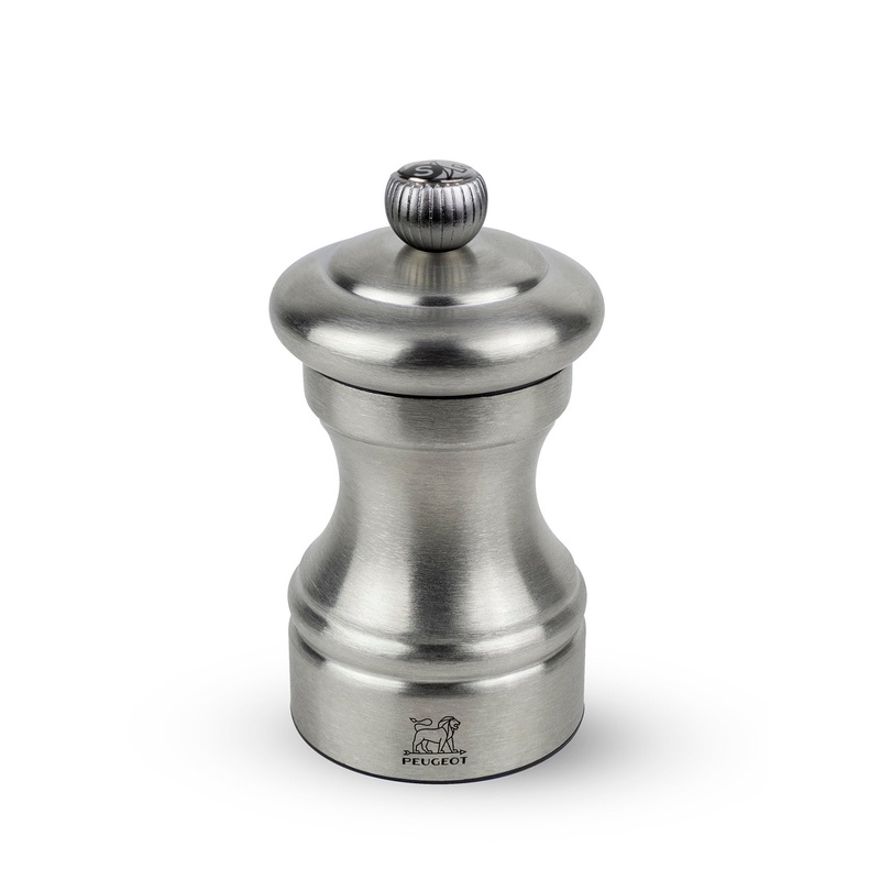 Peugeot Bistro Salt Mill, 4-Inch, Stainless Steel