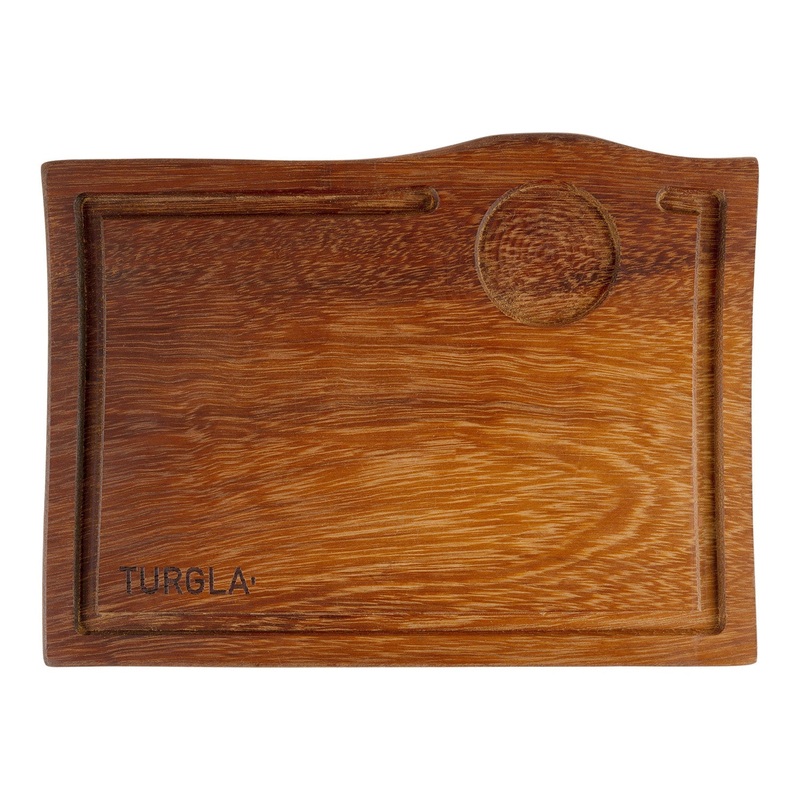 Wood 12″ x 9″ Rectangular Brown Wood Serving