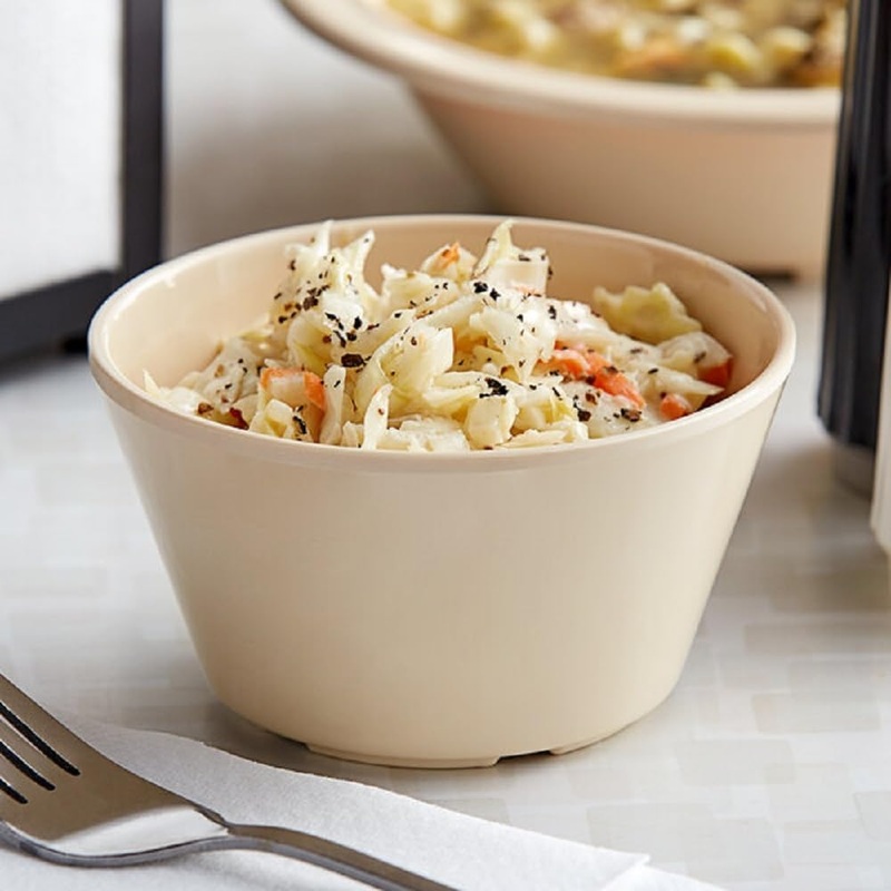 8 oz Bouillon Cup Melamine Set of 12- Dinnerware Soup Bowls Small Bowls for Side Dishes Dessert Soup Chili Dipping Sauce Dishwasher Safe Break-Resistant