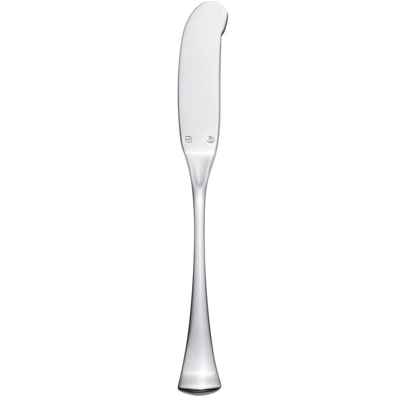 Chef & Sommelier T5127 Diaz 6 5/8″ 18/10 Stainless Steel Extra Heavy Weight Butter Spreader by Arc Cardinal – 12/Pack