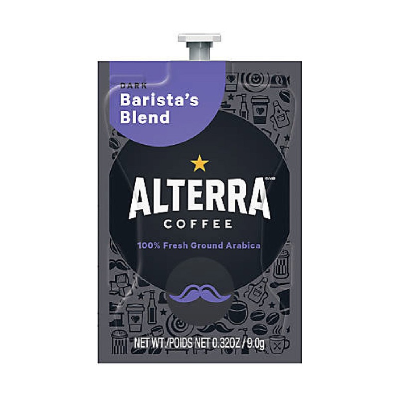 Flavia Alterra Barista’s Blend Dark Roast Coffee Freshpacks (Case of 100)