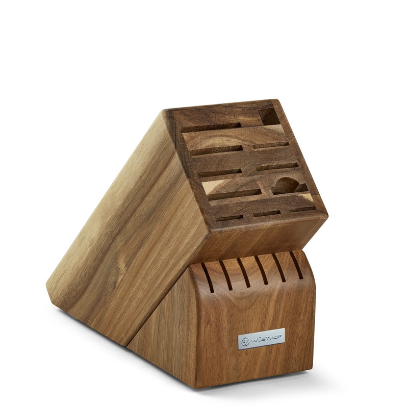 Wusthof 17-Slot Knife Storage Block, Acacia