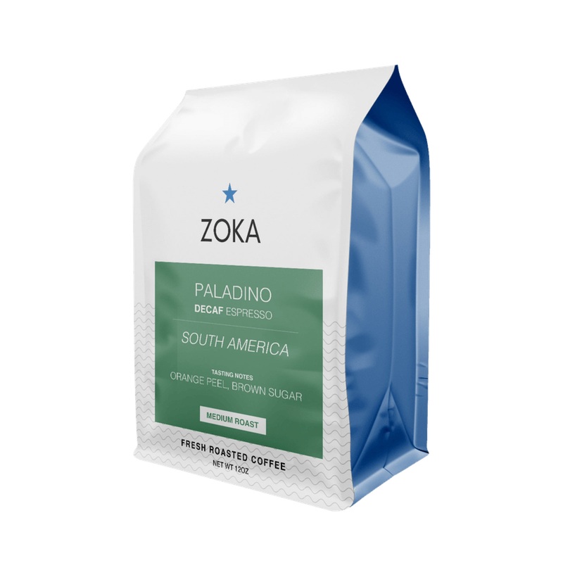 Zoka Coffee – Decaf Espresso Paladino