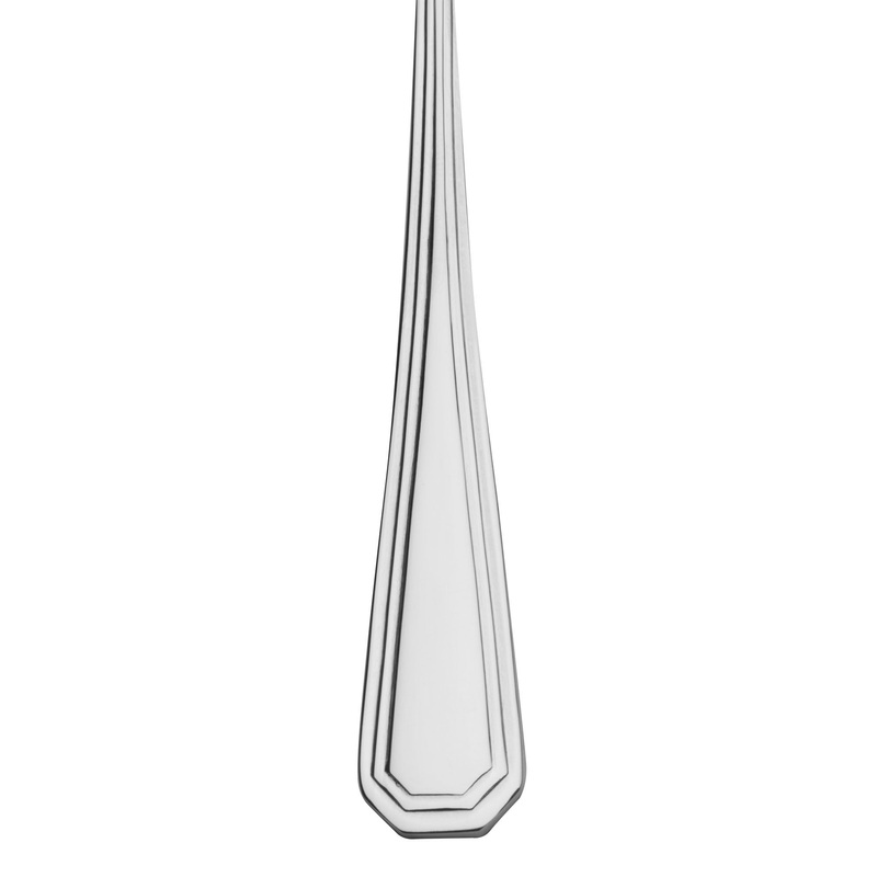 Acopa Landsdale 5 3/4″ 18/8 Stainless Steel Extra Heavy Weight Bouillon Spoon – 12/Pack