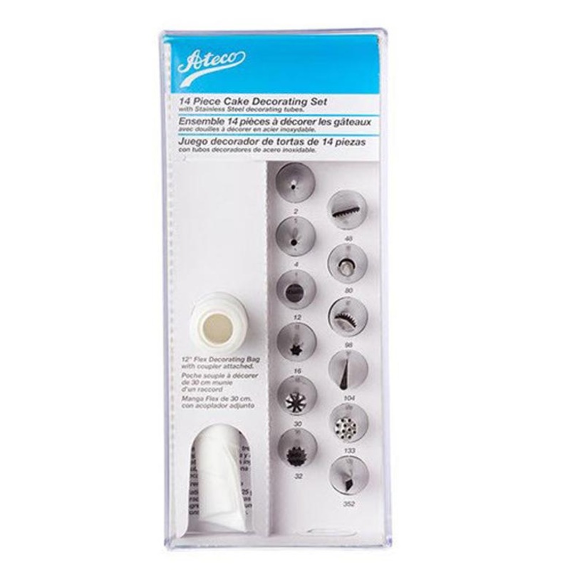 Ateco 14-Piece Cake Decorating Set