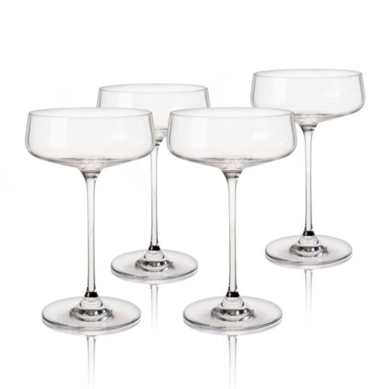 Reserve Julien Crystal Coupe Glasses – 4 Pc Set