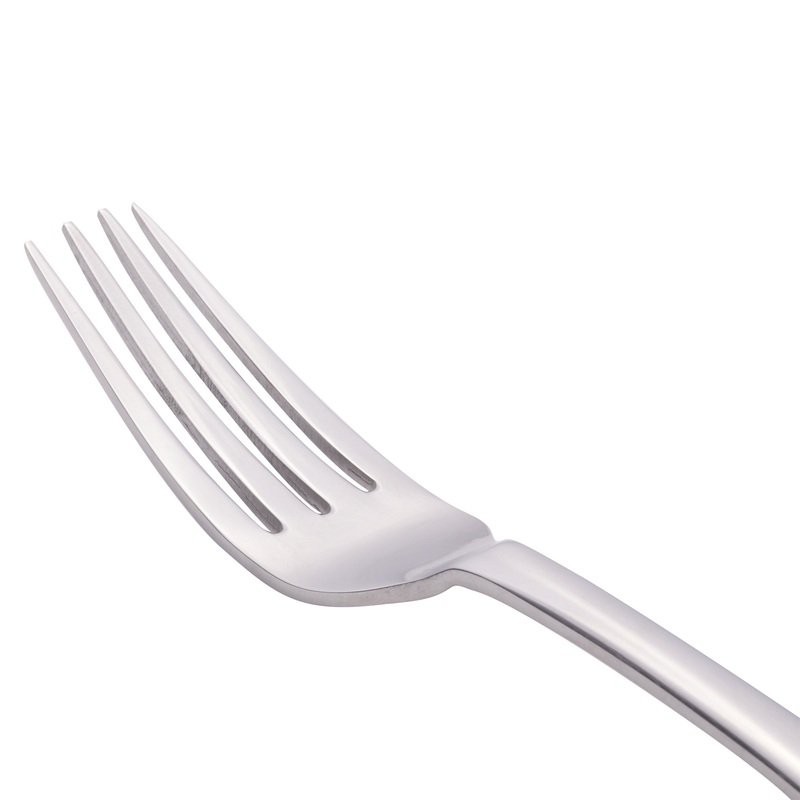 World Tableware 467 039 Auberge 7 3/4″ 18/0 Stainless Steel Heavy Weight European Dinner Fork – 12/Pack