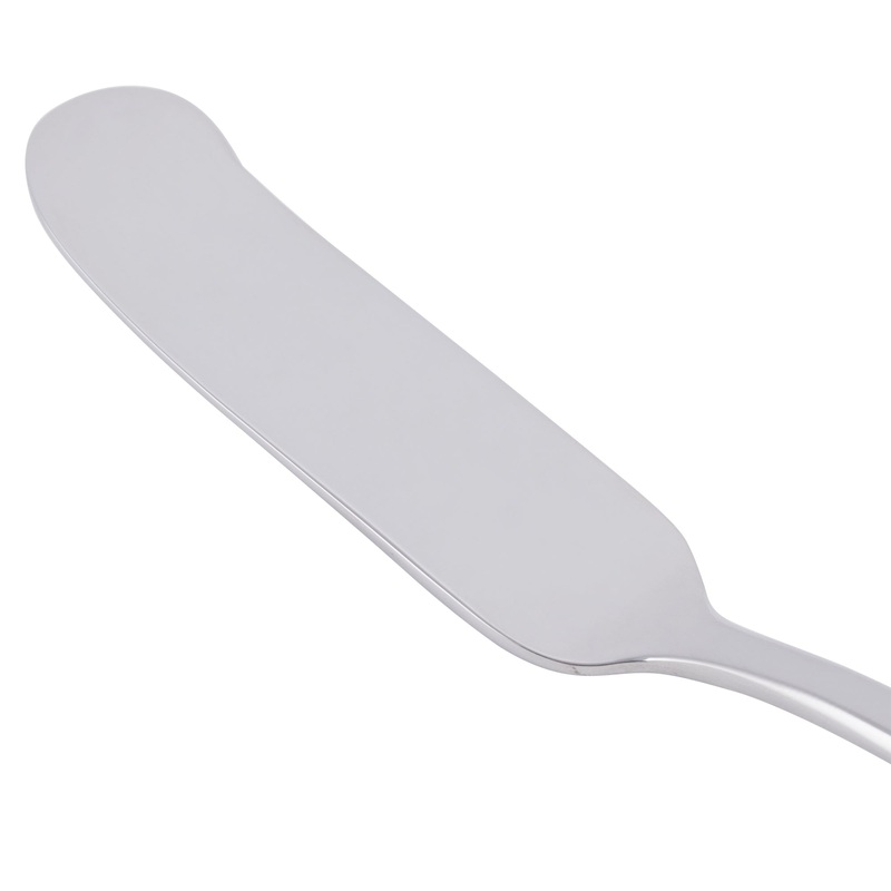World Tableware 930 053 Briossa 6 3/4″ 18/8 Stainless Steel Extra Heavy Weight Butter Spreader with Flat Handle – 12/Pack